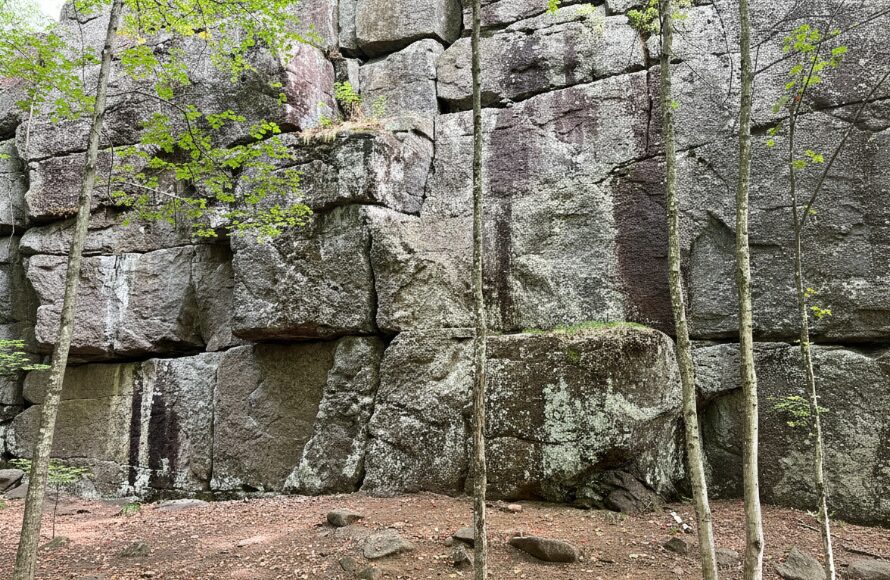 Forest trail and lookout near Val‑David
